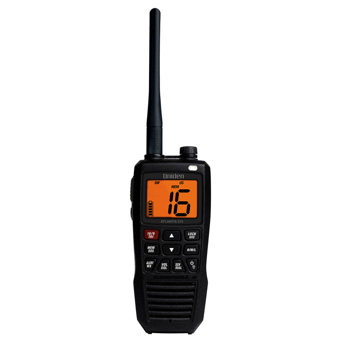 Uniden Atlantis 275 Handheld Two-Way VHF Marine Radio