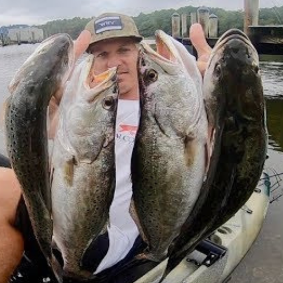 Speckled Trout Fishing Kayak Style
