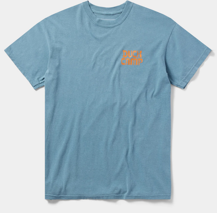 Buckle Badge Tee - Coast Blue