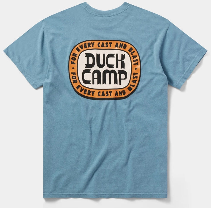 Buckle Badge Tee - Coast Blue