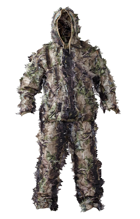 3-D Camo Print Leaf Ghillie Suit