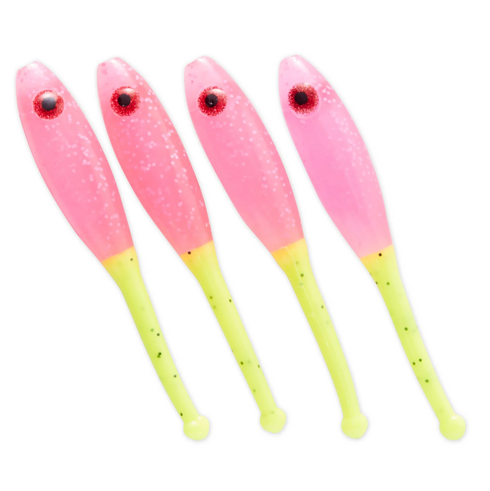 The Slick Lures Pink Dirty Chartreuse The Slick Lures Pink Dirty Chartreuse