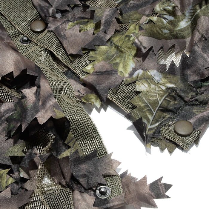 3-D Camo Print Leaf Ghillie Suit