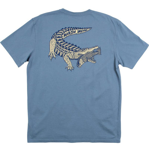 Marsh Wear Clothing Gator and Redfish T-Shirt (Blue) - Eastern Outfitters