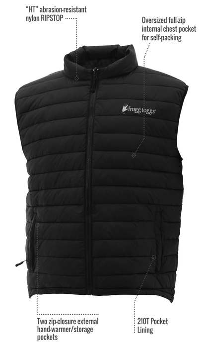 Frogg Toggs Co-Pilot Insulated Puff Vest - Eastern Outfitters