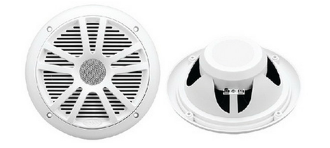 Seachoice 6.5" 2-Way Full Range Dual Cone Speakers White Pair